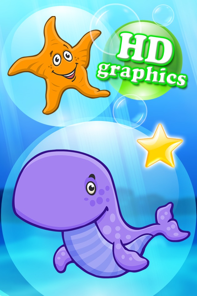 Ocean puzzle HD with colorful sea animals and fish screenshot 3