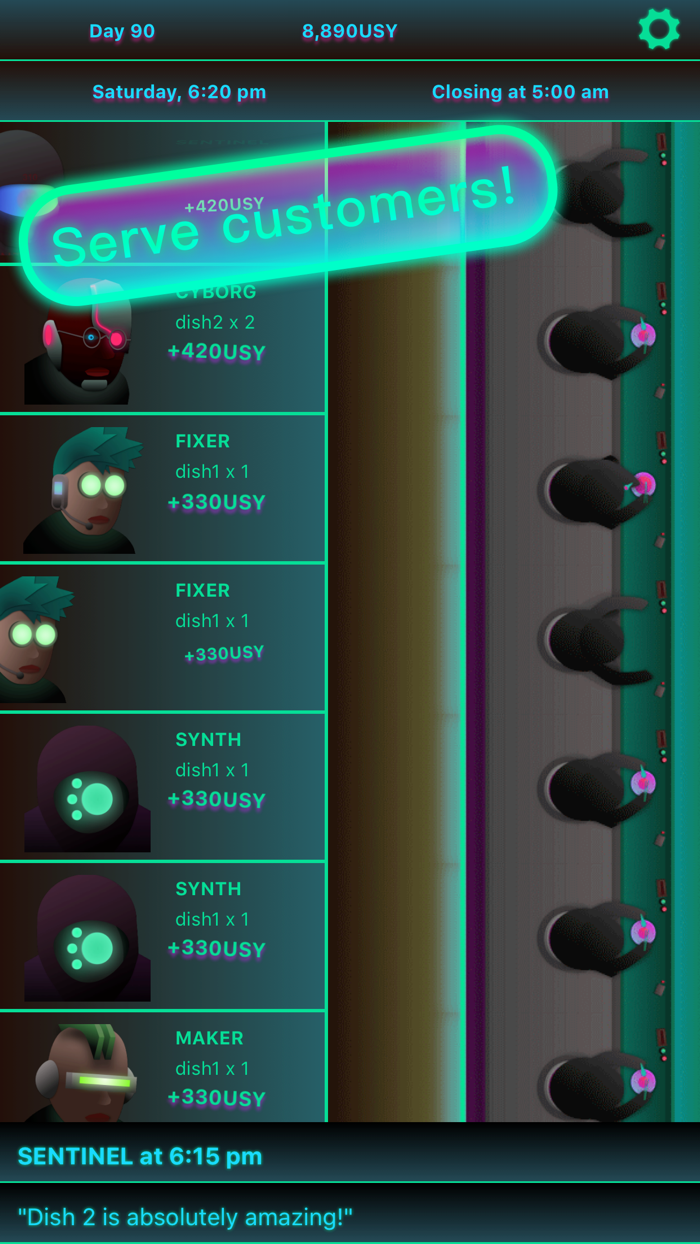 Ramen Shop 2083 Cyberpunk Restaurant Management