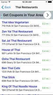 asian food restaurant finder nearby iphone screenshot 4