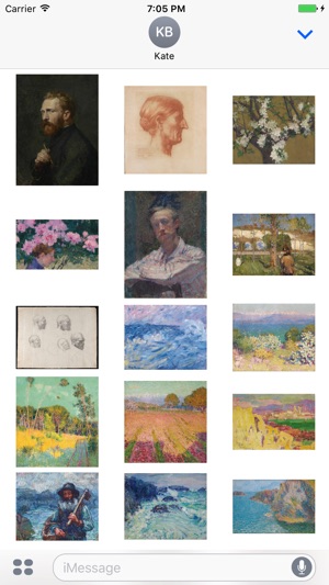 John Peter Russell Artworks Stickers
