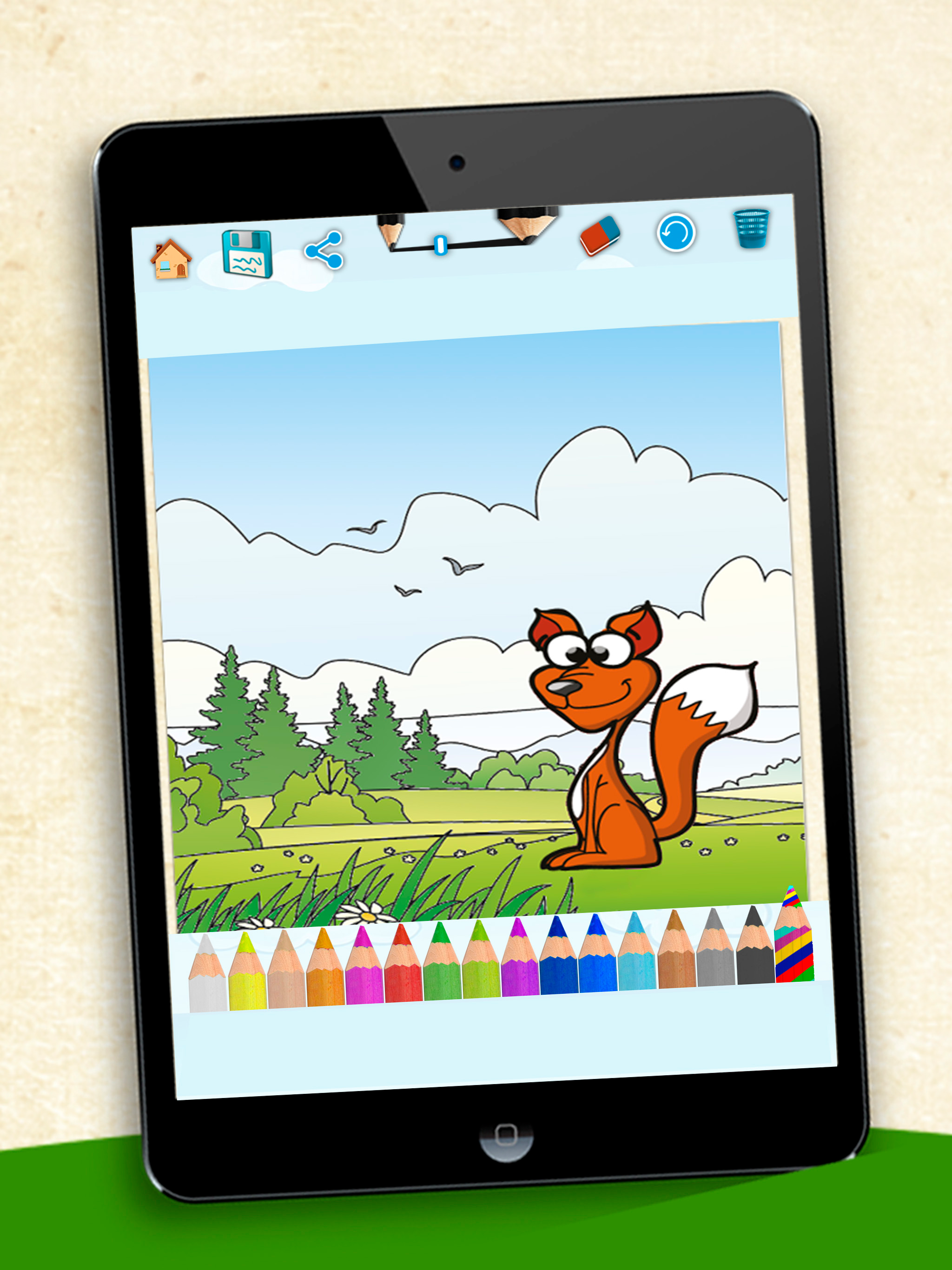 Animals coloring book – paint drawings screenshot 4