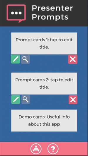Presenter Prompts