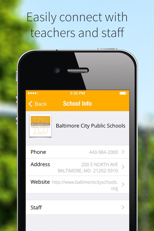 Baltimore City Public Schools screenshot 2