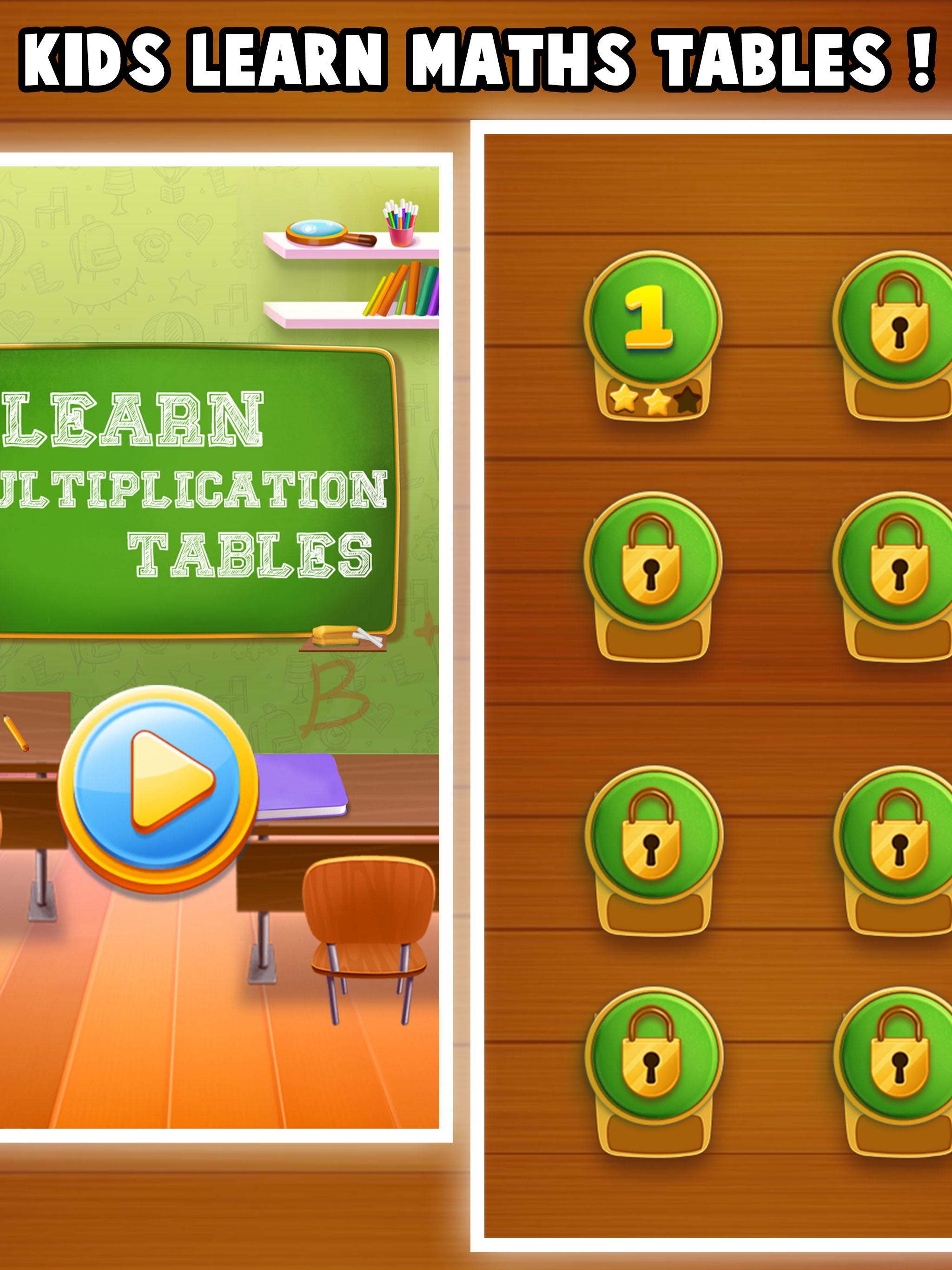EduLand Maths Trainer - Multiplication For Kids