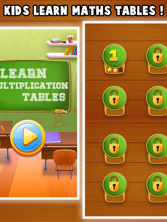 EduLand Maths Trainer - Multiplication For Kids iPad screenshot