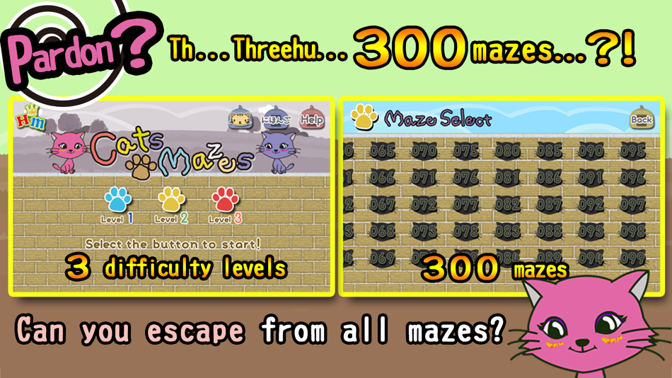 #1. Cats mazes (iOS) 由: Happymeal Inc.