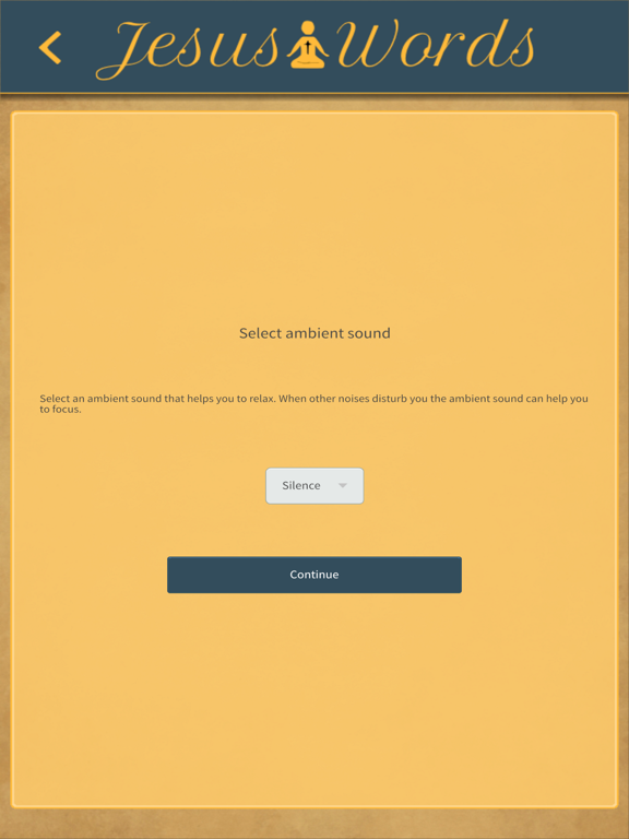 Jesus Words Meditation iPad screenshot 3 - Lifestyle app