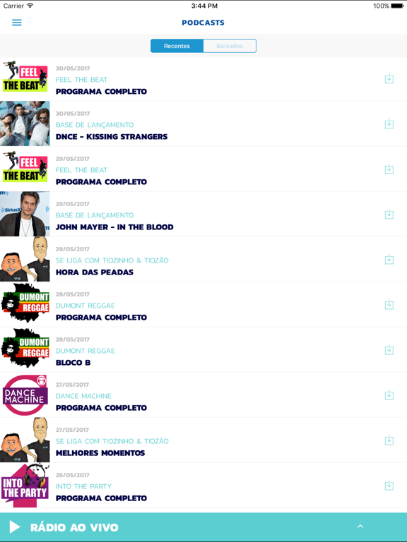 Dumont FM iPad screenshot 4 - Music app