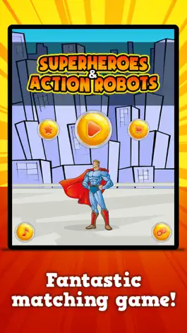 Game screenshot Superheroes & Action Robots : Matching Games mod apk