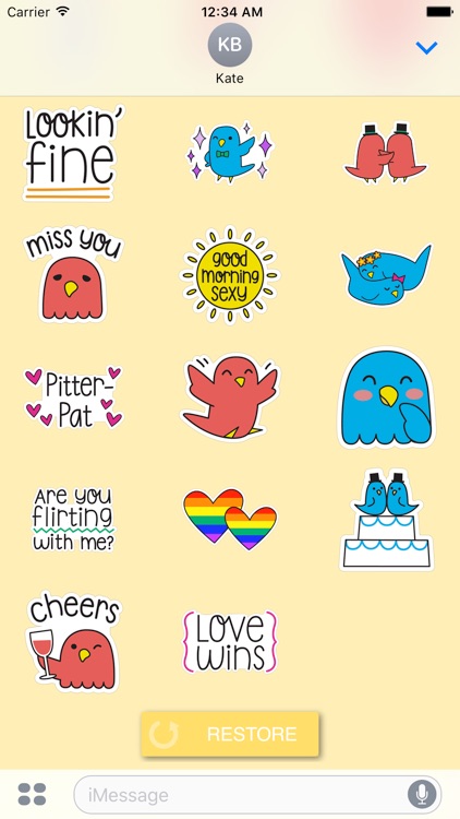 LGBT Love Stickers