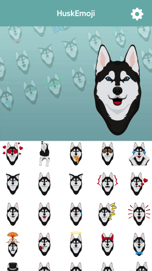 HuskEmoji - Huskymoji sticker keyboard