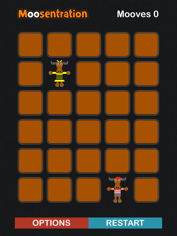 Screenshot #2 for Moosentration Matching Game