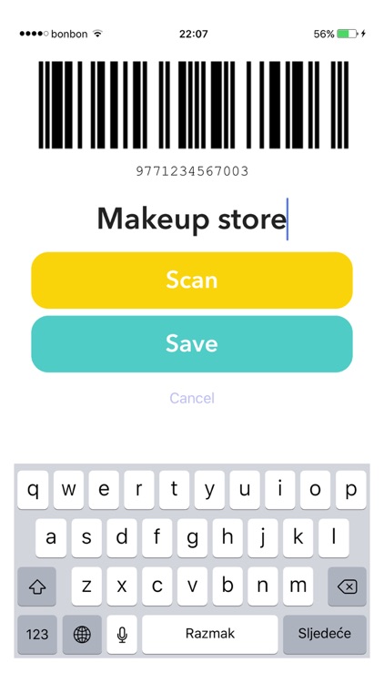 Kartice - Scan loyalty cards