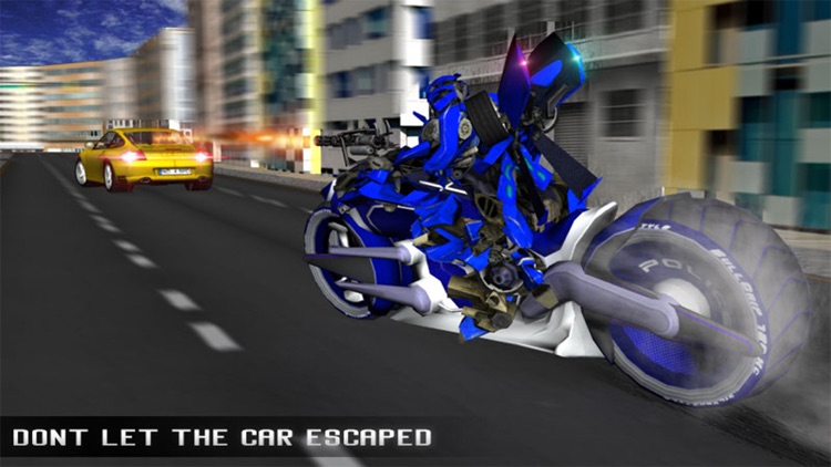 Monster Police Robot Moto Car Chase