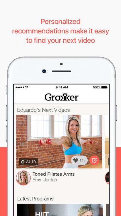 Grokker Yoga, Fitness, and Cooking Videos