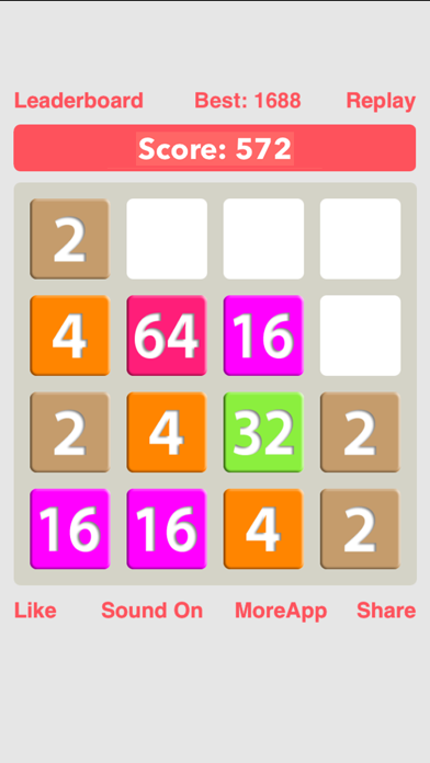 Screenshot #1 pour 2048 4096 Puzzle Game