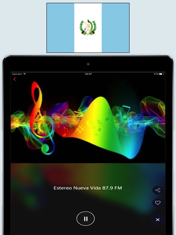 Radio Guatemala FM / Live Radios Stations Online iPad screenshot 5 - Music app