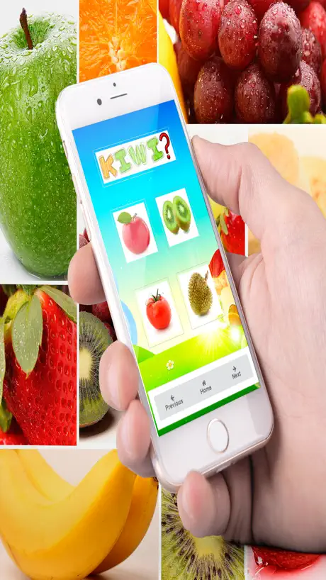 Fast easy fruit cards quiz