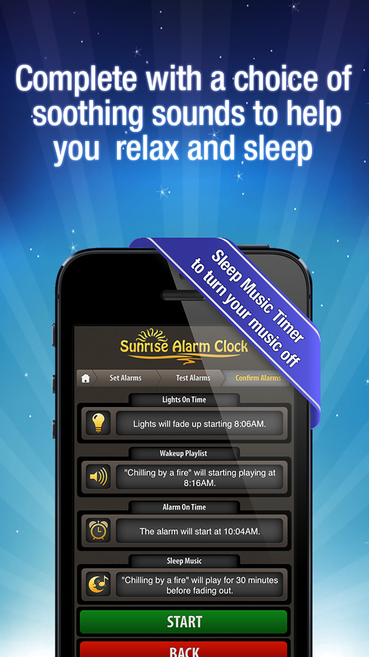 Sunrise Alarm Clock – Dawn Simulator screenshot 3