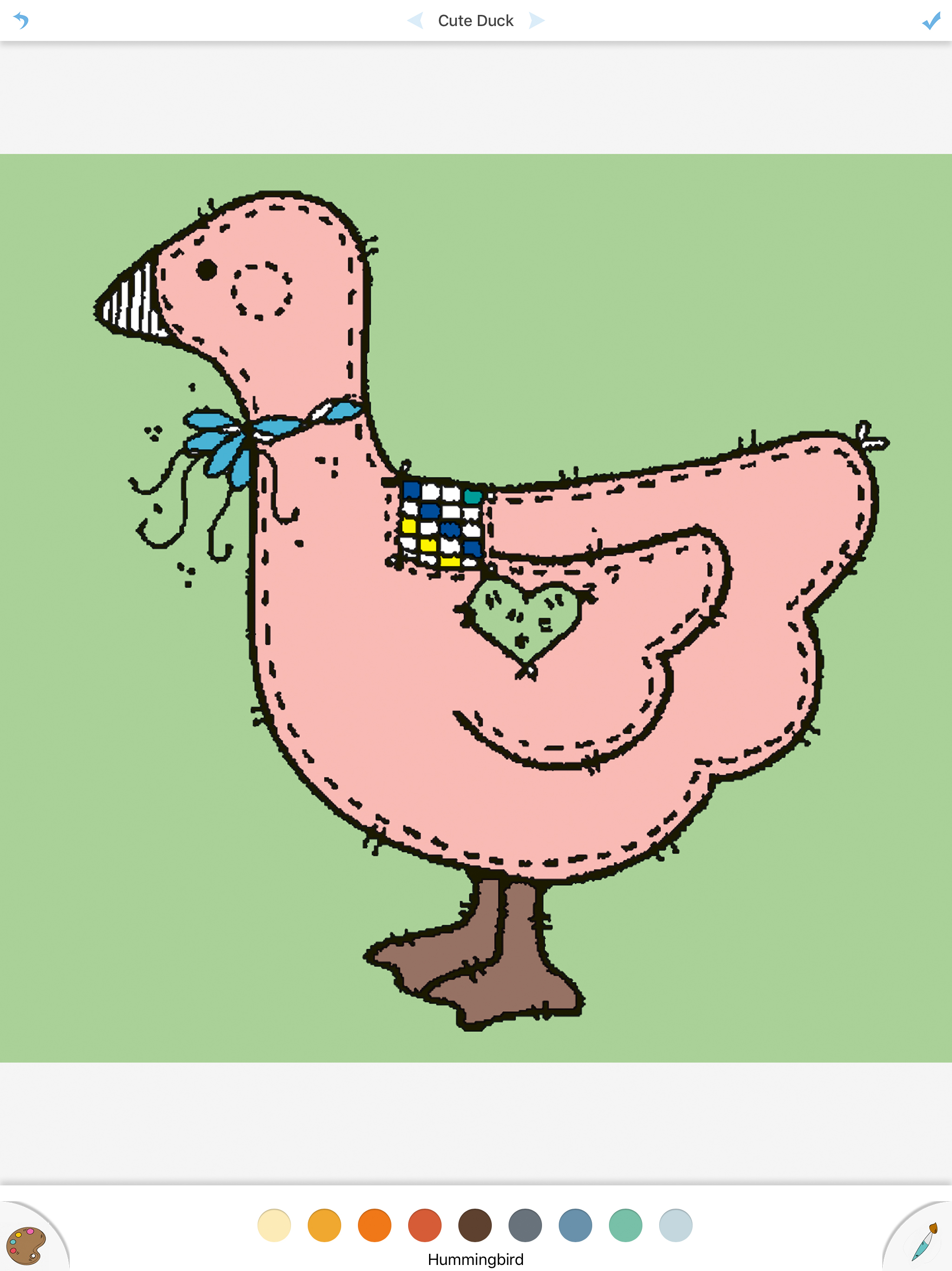 Cute Duck Coloring Drawing Book For Kids screenshot 6