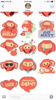 Fantorangen Stickers iphone bilder 2