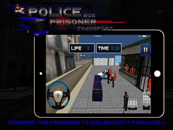 Screenshot #5 pour Police Bus Prisoner Transport