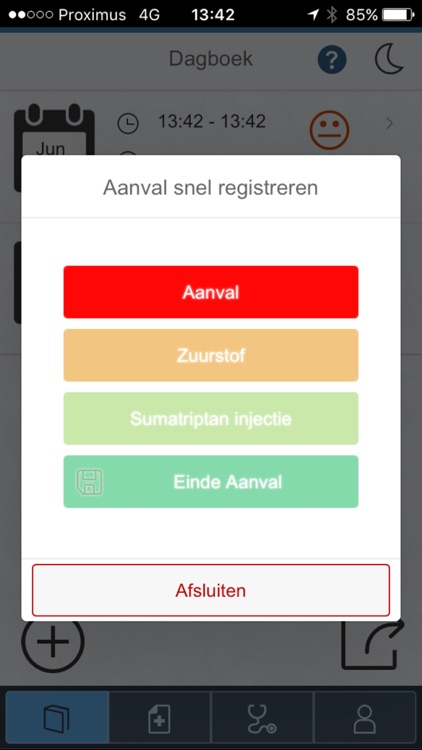Hoofdpijn app screenshot-4