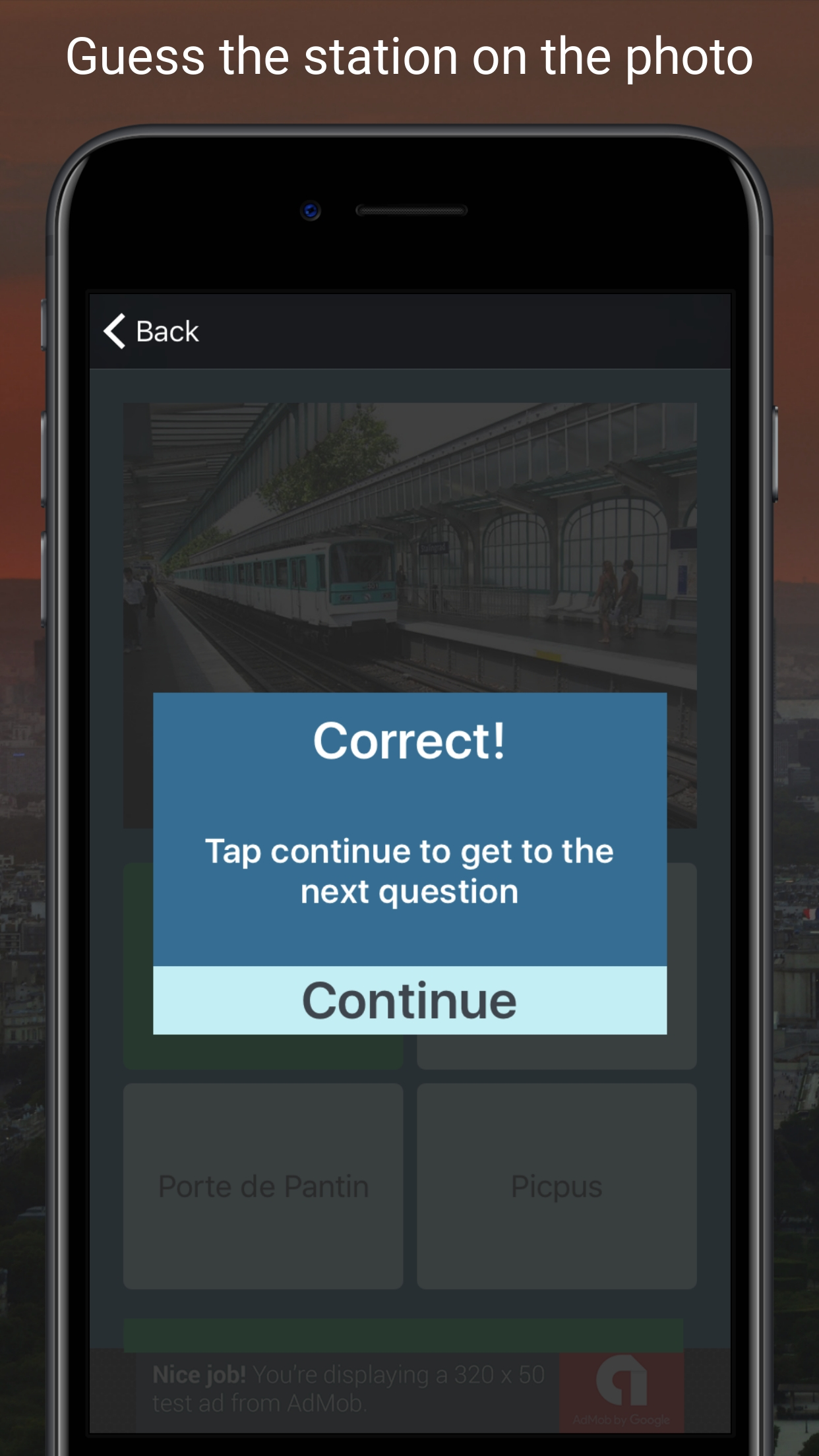 Subway Quiz - Paris screenshot 3