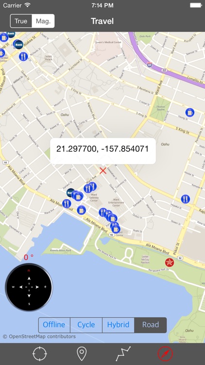 OAHU – GPS Travel Map Offline Navigator screenshot-3