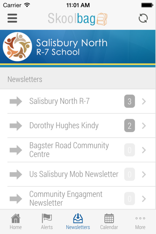 Salisbury North Community - Skoolbag screenshot 4