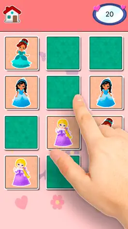 Game screenshot Princesses Find the Pairs Learning Game for 3 – 5 hack