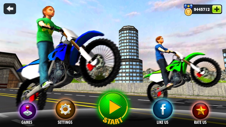 Kids MotorBike Stunt Rider - Rooftop Motorcycle 3D