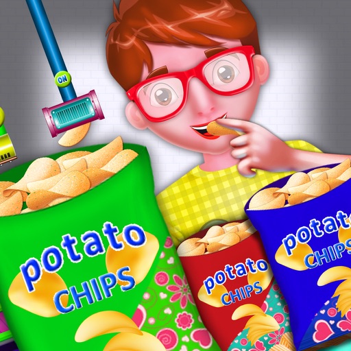 Potato Chips Factory Simulator Games icon