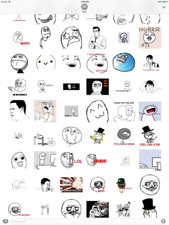 Meme Faces - Stickers for iMessageのおすすめ画像3