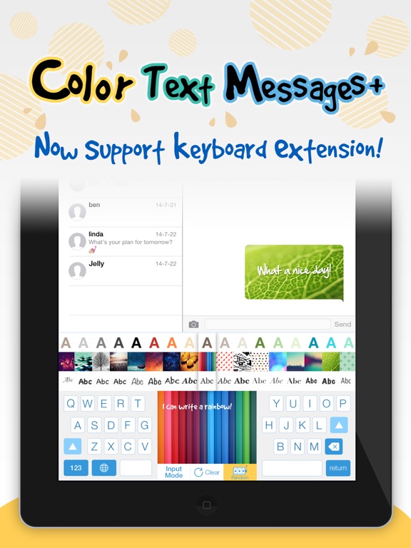 Screenshot #4 pour Color Text Messages+ Customize Keyboard Free Now