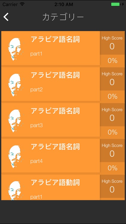 アラビア語検定単語テスト