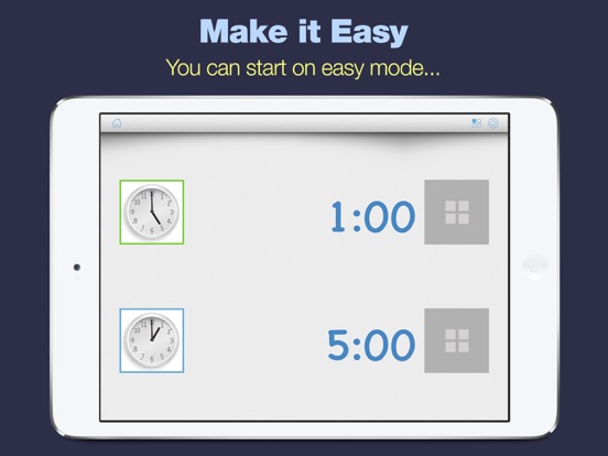 Telling Time - 8 Games to Tell Time iPad screenshot