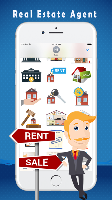 Screenshot #1 pour I Am A Real Estate Agent Sticker Emojis