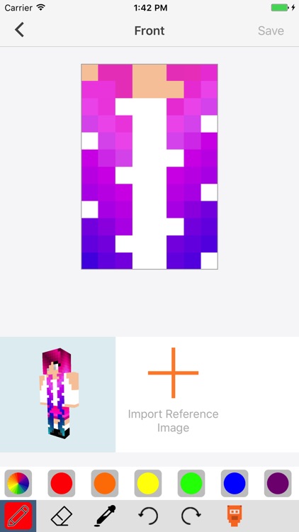 Cube Skin Girl
