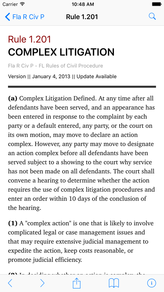 #2. Florida Rules of Civil Procedure (LawStack Series) (iOS) 由: Tekk Innovations LLC