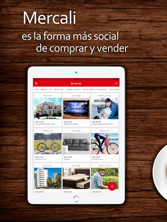 Mercali iPad screenshot 1 - Shopping app