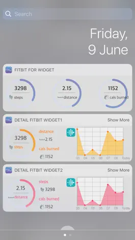 Game screenshot Widget For Fitbit mod apk