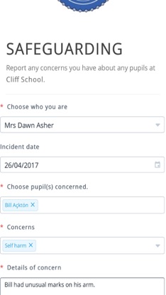 Safeguard My School screenshot 2