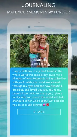 Capture d'écran de Love.ly - Track/Manage Relationship For Couple sur iPhone 3