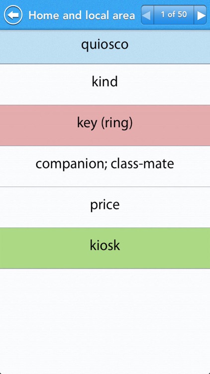 GCSE Spanish Vocab - OCR screenshot-3