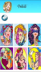Fashion Coloring Books for Adults with Girls Games screenshot #4 for iPhone