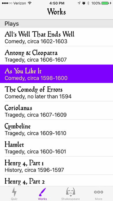 How to cancel & delete ShakesQuiz: Shakespeare quiz & complete works from iphone & ipad 3