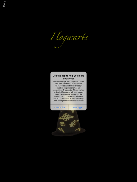 Screenshot #5 pour A Sorceror's Hat Decision Maker for Fun Sorting