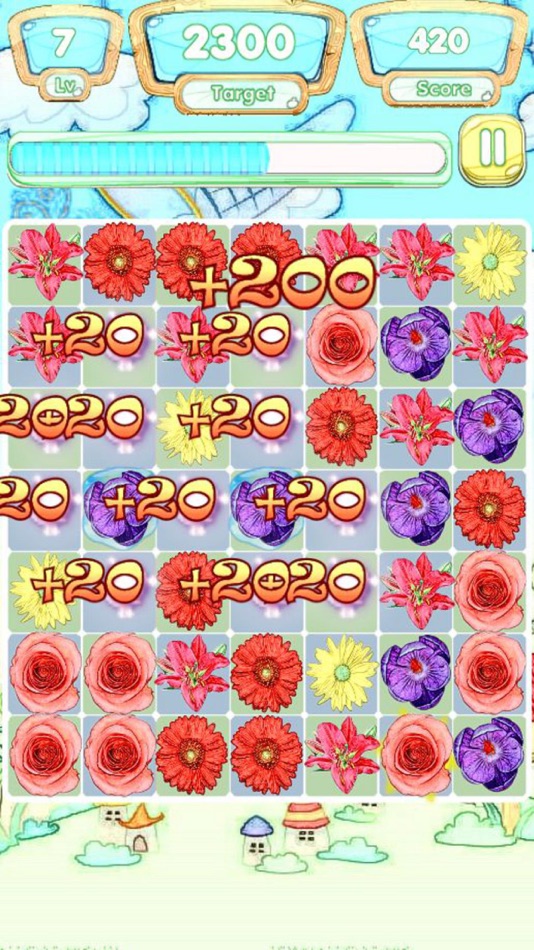 #4. Flower Link Puzzle - Pop & Smash Match Game (iOS) Podle: 珠峰 徐