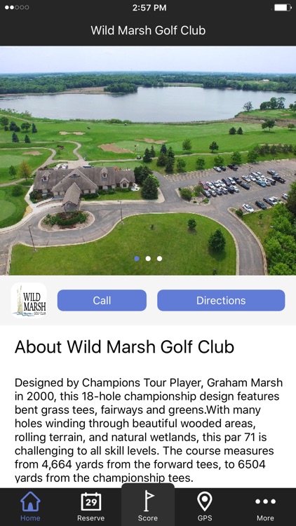 Wild Marsh Golf Club - GPS and Scorecard